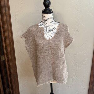 La Bottega di Brunella Carrubo Linen top